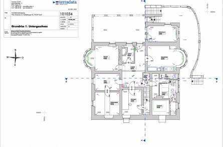 Architekturvermessung
Villa Ulmenhof, Flawil, Gebäudeaufnahmen:, 2D Fassadenpläne, 2D Grundrisspläne, 2D Schnittpläne