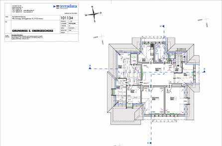 Architekturvermessung
Villa Sonneggstrasse, Herisau, Gebäudeaufnahmen:, 2D Grundrisspläne, 2D Schnittpläne