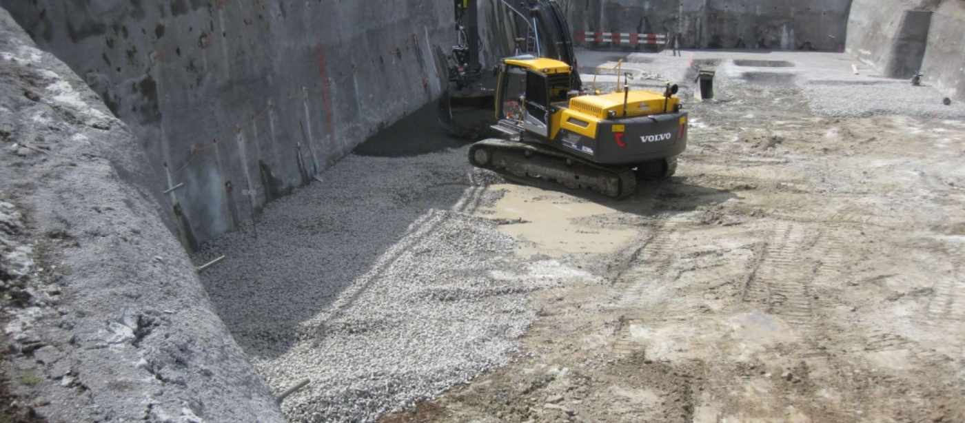 Überbauung Sonne, Etzelstrasse 92 + 94, Pfäffikon, Projekt und Baukontrolle Tragstruktur in Massivbauweise, Projekt und Fachbauleitung Baugrubenarbeiten inkl. Sicherung