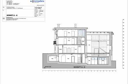 Architekturvermessung
Engadinerhaus, Ramosch, Unterengadin, Gebäudeaufnahmen:, 4 Fassadenpläne, 4 Grundrisspläne, 2 Schnitte