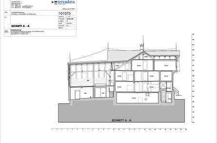 Architekturvermessung
Bauernhaus Schwantlern, Gais, Gebäudeaufnahmen:, 2D Fassadenpläne, 2D Grundrisspläne, 2D Schnittpläne