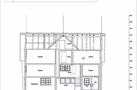 Architekturvermessung
Restaurant Sonne, Gais AR, Gebäudeaufnahmen:, 2D-Fassadenpläne, 2D-Grundrisspläne, 2D-Schnittpläne, Umgebungsplan inkl. Höhenkurven