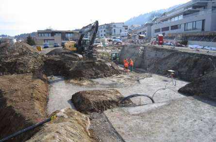 Einfamilienhaus Lake Side, 
8834 Schindellegi, Projekt und Baukontrolle Tragstruktur in Massivbauweise, Projekt und Fachbauleitung Baugrubenarbeiten und Fundationsarbeiten