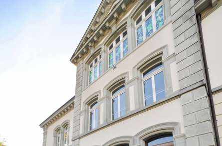 Architekturvermessung
Tonhallenschulhaus, Wil, Gebäudeaufnahmen:, 2D Fassadenpläne