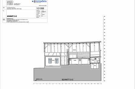 Architekturvermessung
Bauernhaus Stelz, Teufen, Gebäudeaufnahmen:, 2D Fassadenpläne, 2D Grundrisspläne, 2D Schnittpläne