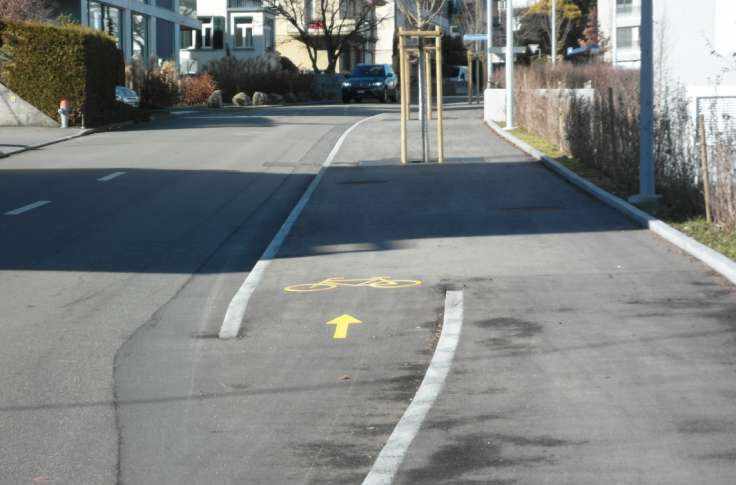 Rad-/ Gehweg Stockerstrasse Horgen, Grundlagenbeschaffung, Feldaufnahmen, Vorprojekt, Auflageprojekt und Kostenvoranschlag, Koordination Leitungsprojekte der Werke, Devisierung, Ausschreibung und Offertvergleich, Ausführungsprojekt, Örtliche Bauleitung, Ausmass und Abrechnung