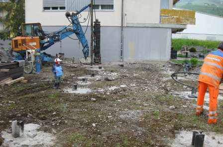 Erweiterung MFH Schoosstrasse 3, 
6418 Rothenthurm, Projekt und Baukontrolle Tragstruktur in Massivbauweise, Projekt und Baukontrolle der Pfahlfundation