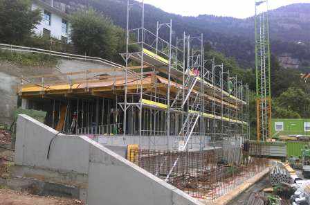 Neubau EFH Azaleenweg, Weggis, Projekt und Baukontrollen für Tragstruktur in Massivbauweise., Projekt und Fachbauleitung für Baugrube, Baugrubensicherung und Fundation.