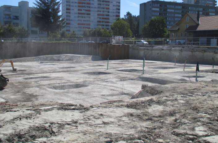 Neubau Ufenau Park Süd
8808 Pfäffikon, Projekt und Baukontrolle Tragstruktur in Massivbauweise, Projekt und Fachbauleitung Baugrubenarbeiten inkl. Sicherung