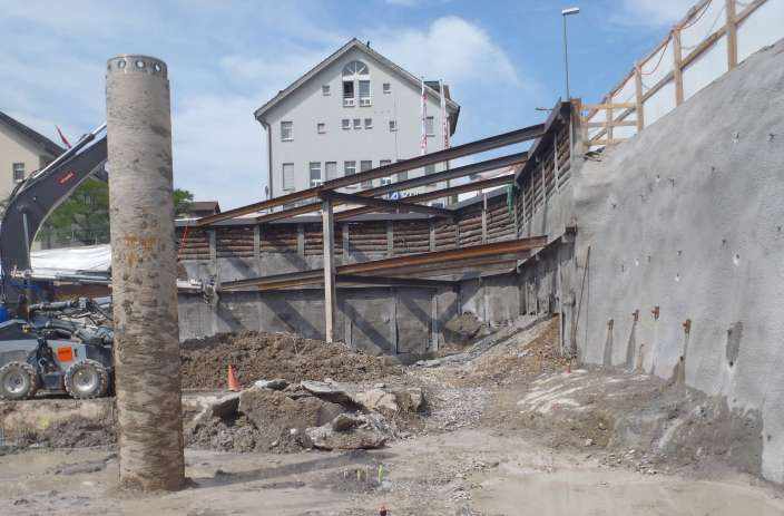 Neubau Jonapark, Rüti ZH, Projekt und Baukontrollen Baugrube