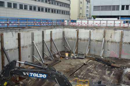 WGH Badenerstrasse 565, Zürich, Ausführungsplanung Baugrubensicherung, Überwachungskonzept, Baukontrollen