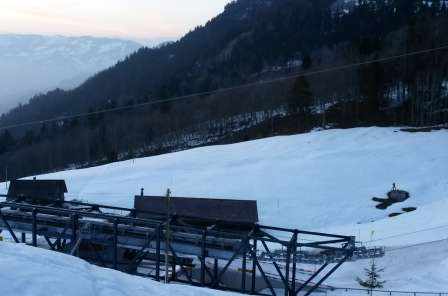 Rotenfluebahn, Rickenbach, Erstellung von Fixpunkten, Absteckung der Tal- und Bergstation sowie der jeweiligen Masten, Periodische Überwachungsmessungen der Mastfundamente