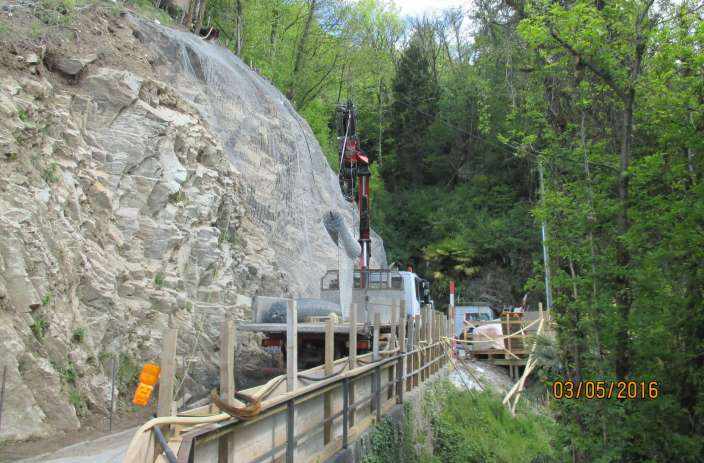 Parete rocciosa Sasso Misocco, 
6596 Gordola, Studio d'intervento messa in sicurezza parete rocciosa, Bando di concorso e aggiudicazione, Capitolato d'appalto, Direzione Lavori