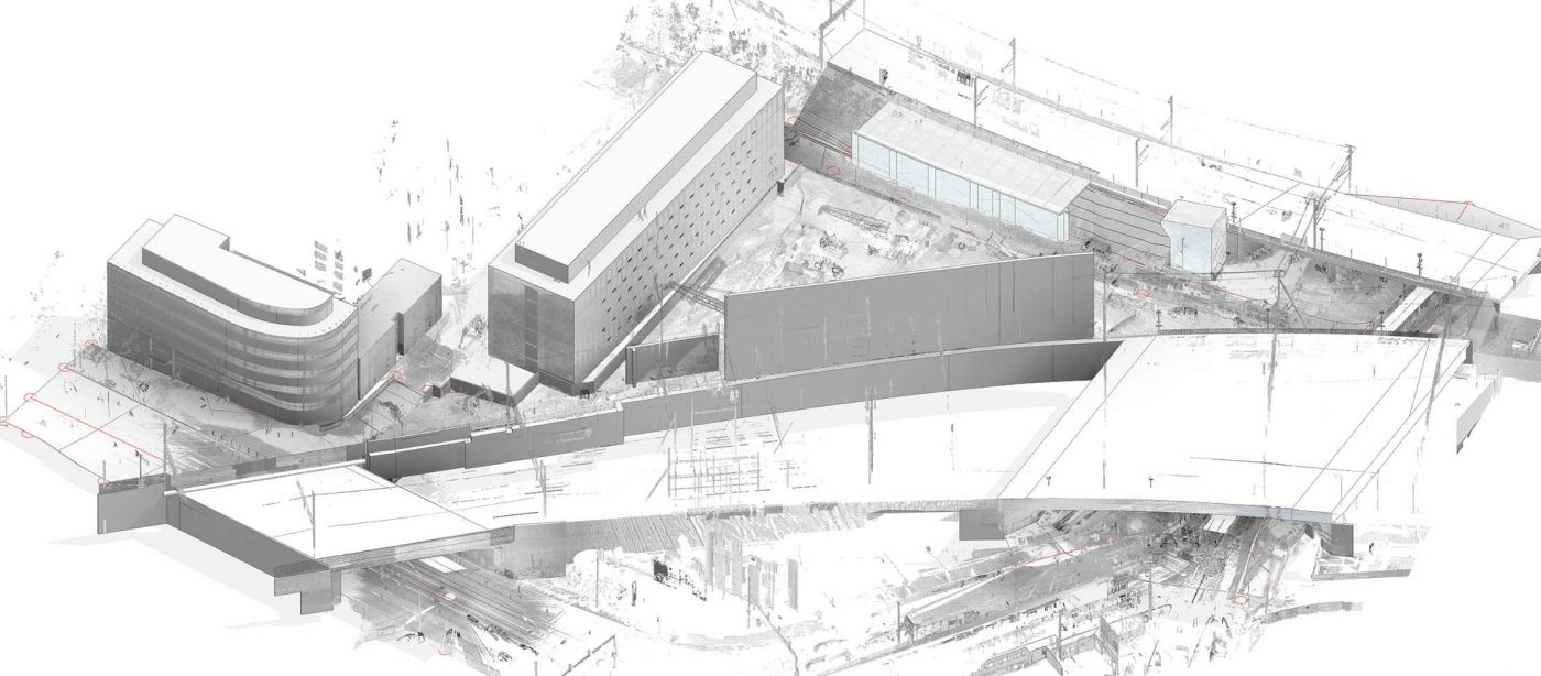 Andreasturm Oerlikon, 3D Laserscan, 3D- / BIM- Modellierung aus Punktwolke