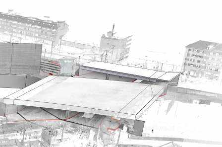 Andreasturm Oerlikon, 3D Laserscan, 3D- / BIM- Modellierung aus Punktwolke