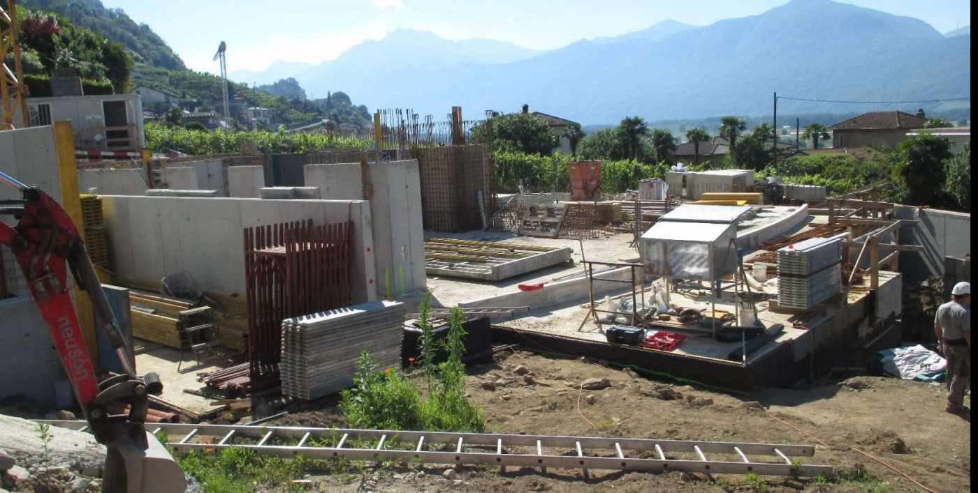 Residenza ai Colli, 6596 Gordola, Calcoli statici, Piani della struttura portante, Controllo cantiere