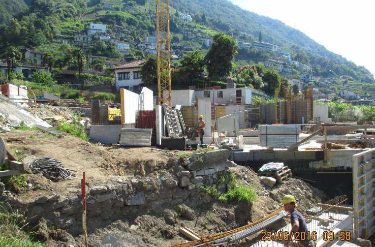 Residenza ai Colli, 6596 Gordola, Calcoli statici, Piani della struttura portante, Controllo cantiere