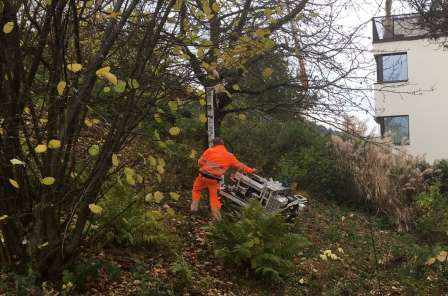 Stützmauer+Tiefgarage 
Rütelerstrasse 2/6, 8810 Horgen, 2 Rammkernsondierungen, 3 Rammsondierungen, geotechnischer Bericht