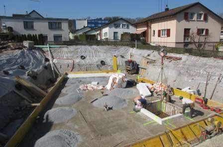 Neubau MFH Gehrenstrasse, Freienbach, Projekt und Baukontrolle Tragstruktur in Massivbauweise, Projekt und Fachbauleitung Baugrubenarbeiten inkl. Sicherung und Fundation