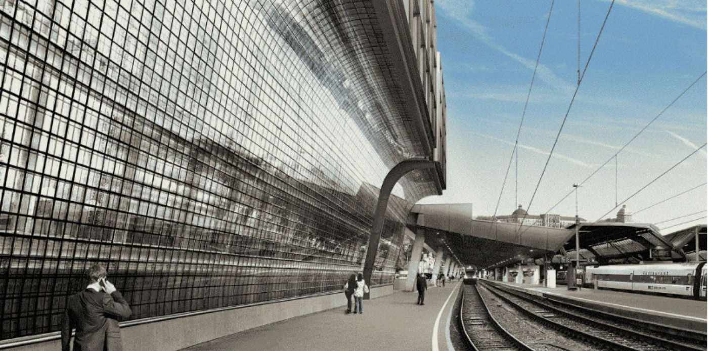 Neubau Gleistribüne/Gleisarena, Zürich HB, Installation des Messdispositives im Tunnel bestehend aus permanenten geodätischen Messungen, Crackmetern und Thermometern., Periodische geodätische Messungen der Geleise über dem Tunnel., Aufsetzen und Betrieb des Datenportales.