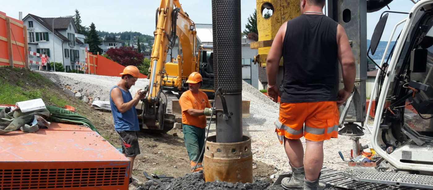 WÜB Wohnenplus, Richterswil
Wasserhaltung, Projekt und Bauleitung Baugrube Projekt und Bauleitung Fundation Bauleitung Werkleitungsumlegung