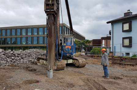 ZFH Oberseestrasse 16, Rapperswil, Projekt inkl. Baukontrollen, Baugrube und Fundation