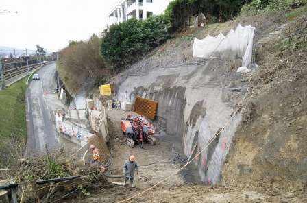 Baugrube
Hornhaldenstrasse 1, Kilchberg, Projekt inkl. Baukontrolle, Baugrube