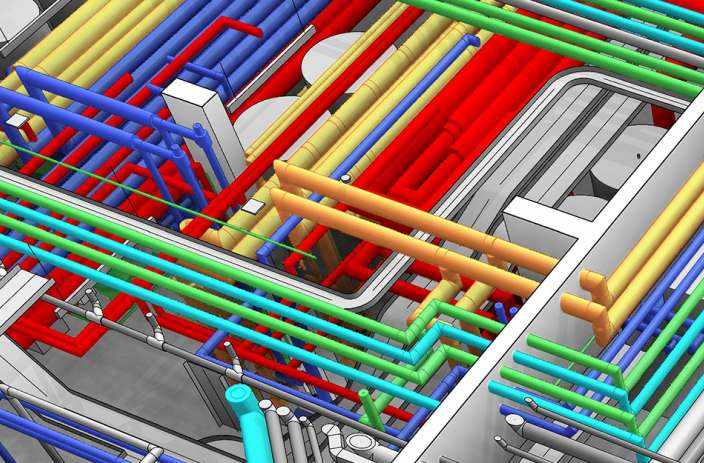 Projekt NEST, Empa, 3D Laserscan, BIM Betriebsvorgaben (OIA&LIA), 3D- / BIM- Modellierung aus Punktwolke, BIM4FM