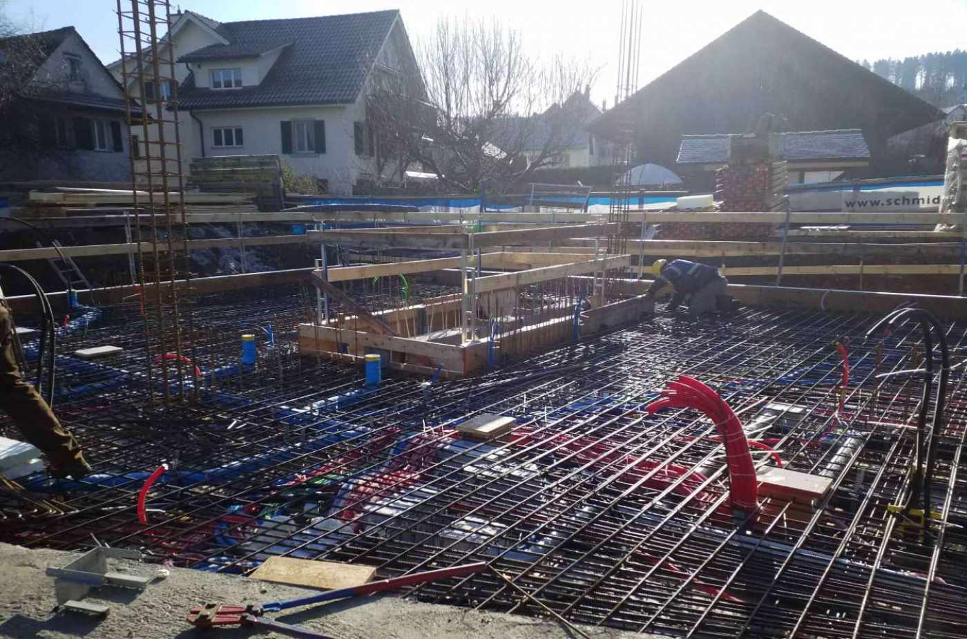 Neubau MFH Chapfstrasse 7, 
8906 Bonstetten, Projekt und Baukontrolle Tragstruktur in Massivbauweise