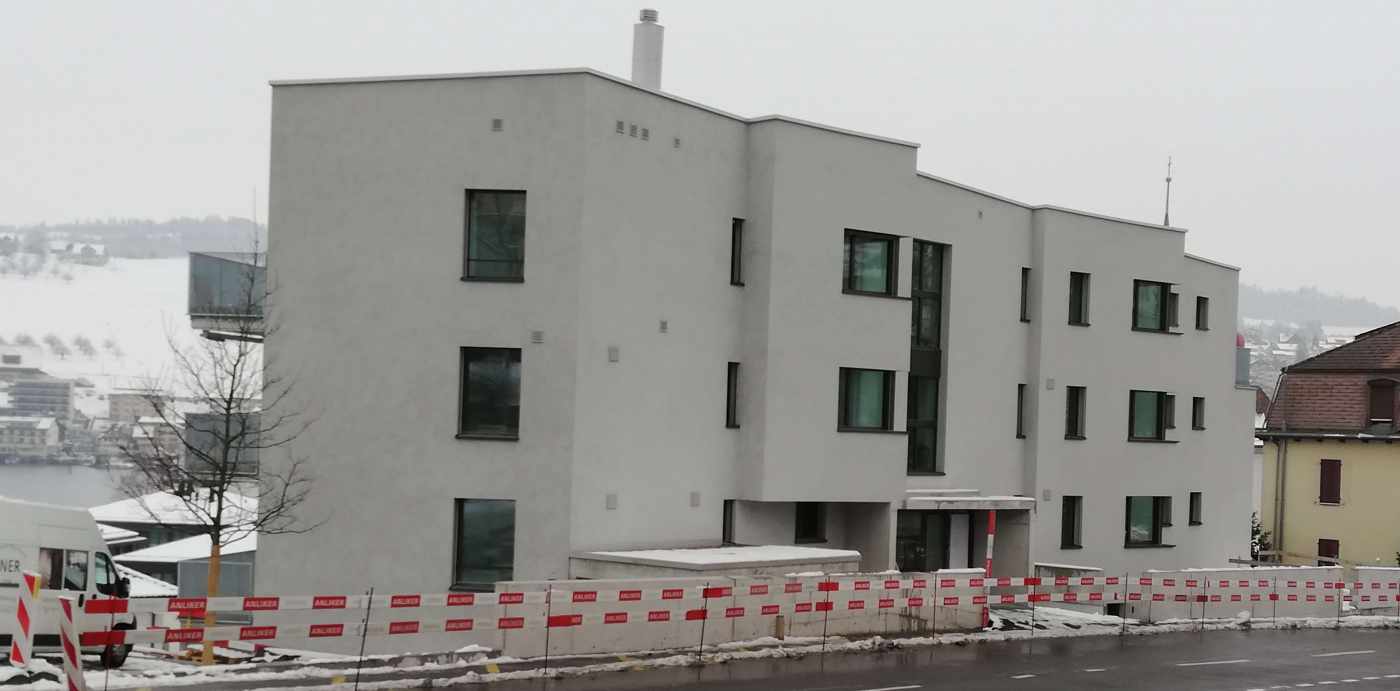 Neubau MFH Grepperstrasse 22,
6403 Küssnacht, Projekt und Baukontrolle Tragstruktur in Massivbauweise, Projekt und Baukontrolle Schutzraum, Projekt und Baukontrolle Stützmauer Garnhänkiweg
