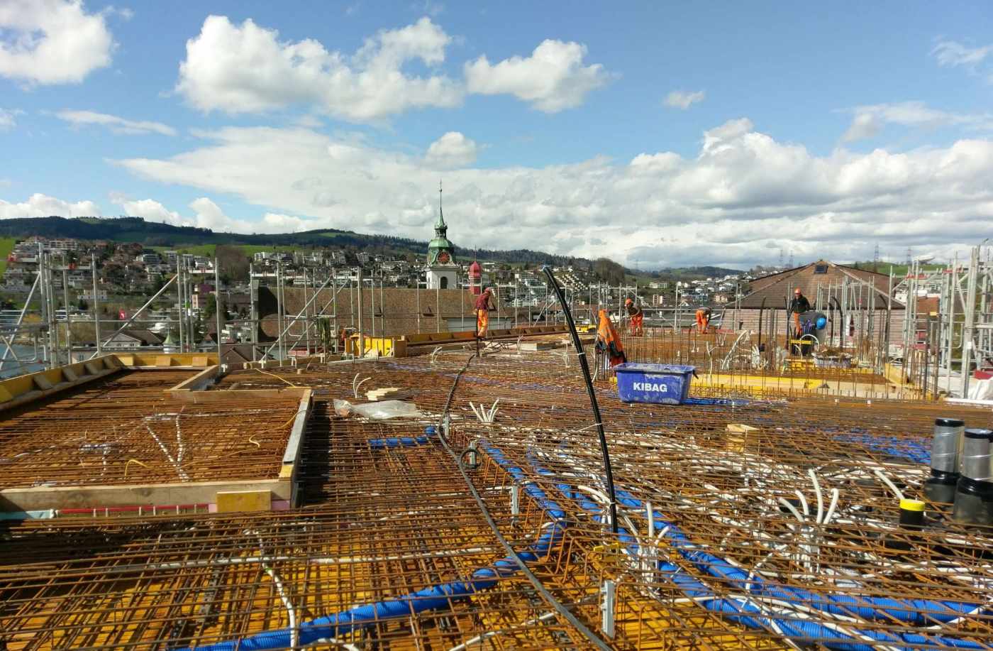 Neubau MFH Grepperstrasse 22,
6403 Küssnacht, Projekt und Baukontrolle Tragstruktur in Massivbauweise, Projekt und Baukontrolle Schutzraum, Projekt und Baukontrolle Stützmauer Garnhänkiweg