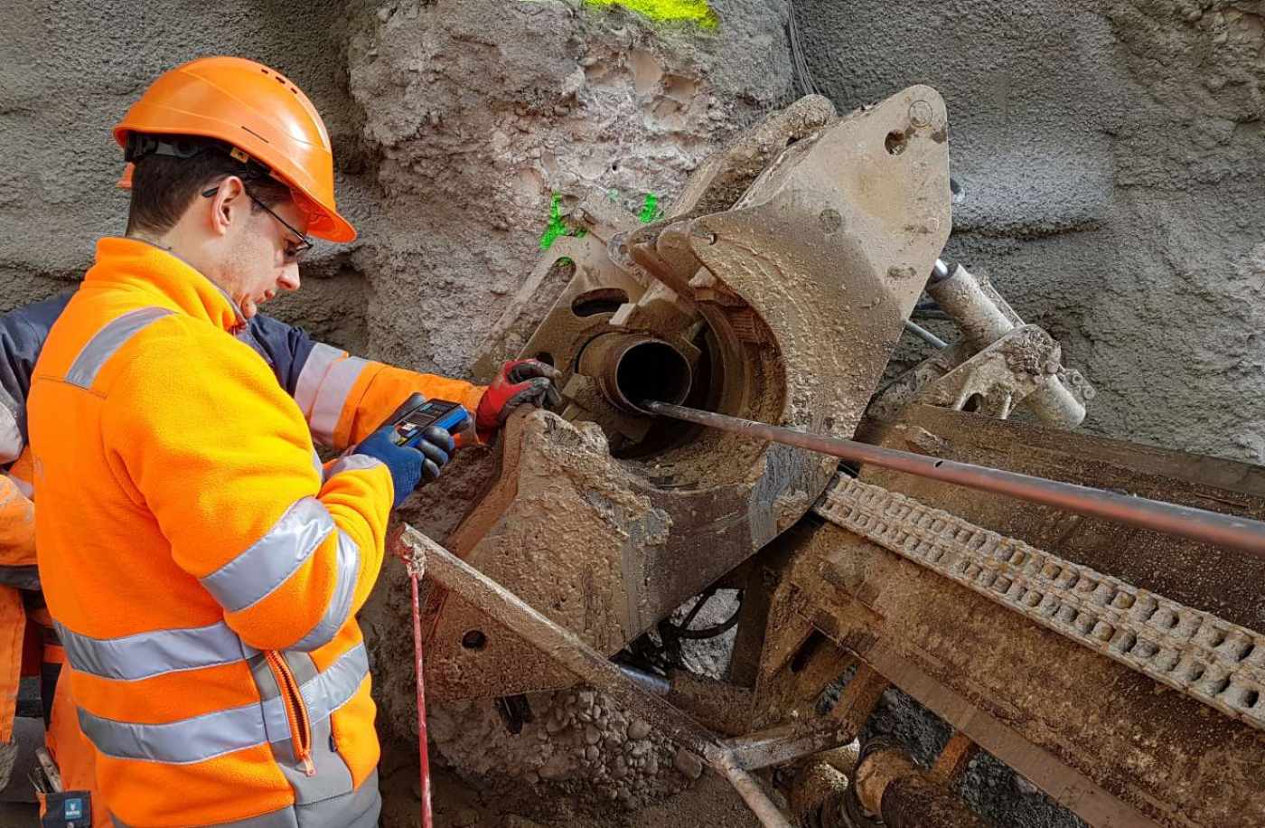 Baugrube Migros Kreuzplatz, Zürich, Technische Bauleitung Baugrube