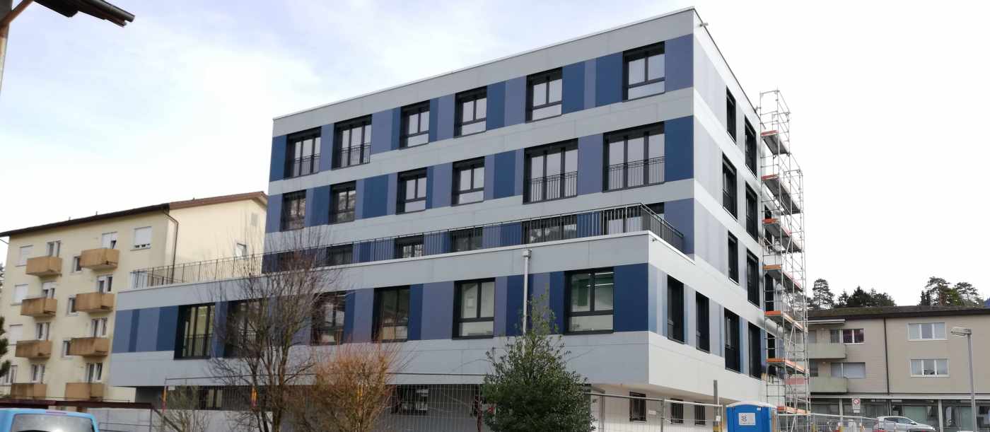Neubau MFH Parkstrasse 37,
6410 Goldau, Projekt und Baukontrolle Tragstruktur in Massivbauweise, Projekt und Baukontrolle Baugrube, Baugrubensicherung und Fundation