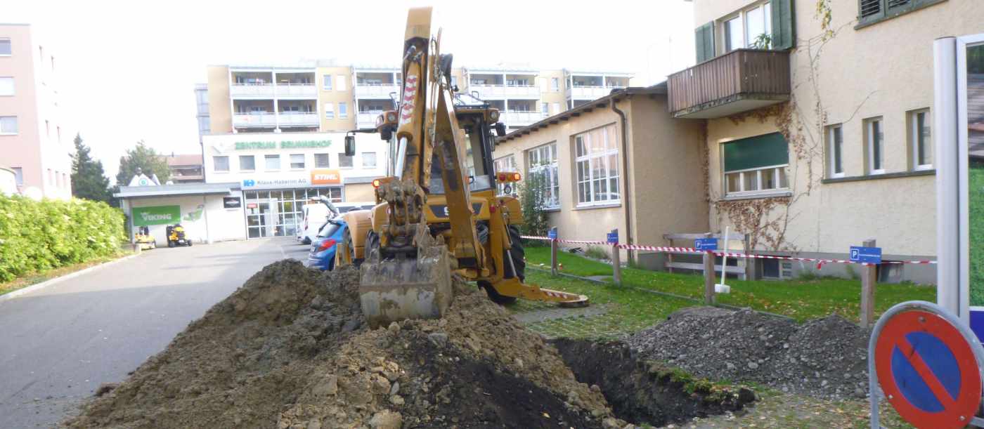 Wohn-/Geschäftshäuser Domino
Industriestrasse 6, 8610 Uster, 2 Baggerschächte (BS), 3 Rammkernsondierungen (RKS), 5 Rammsondierungen (RS), Geotechnischer Bericht