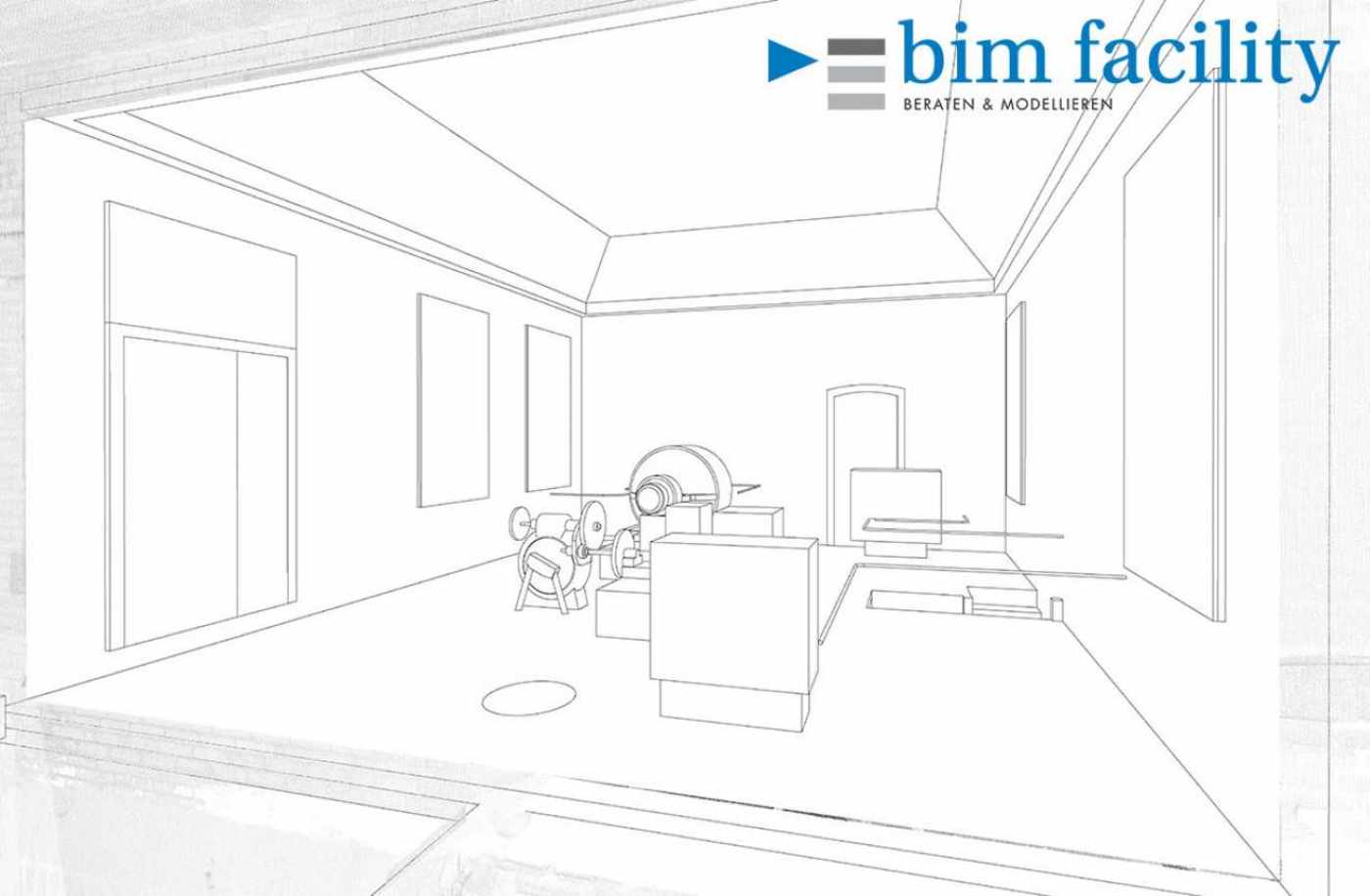 Turbinenhaus Luterbach, 3D Laserscan, 3D- / BIM- Modellierung aus Punktwolke, 2D Pläne aus 3D Modell generieren