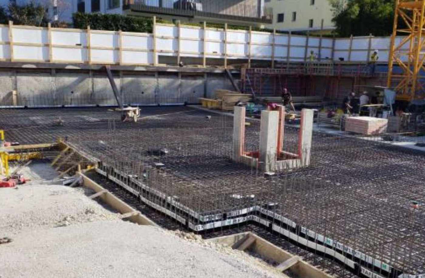 MFH Sonnenhofstrasse 17, 8853 Lachen, Projekt und Baukontrolle Tragstruktur in Massivbauweise, Projekt und Fachbauleitung Baugrubensicherung