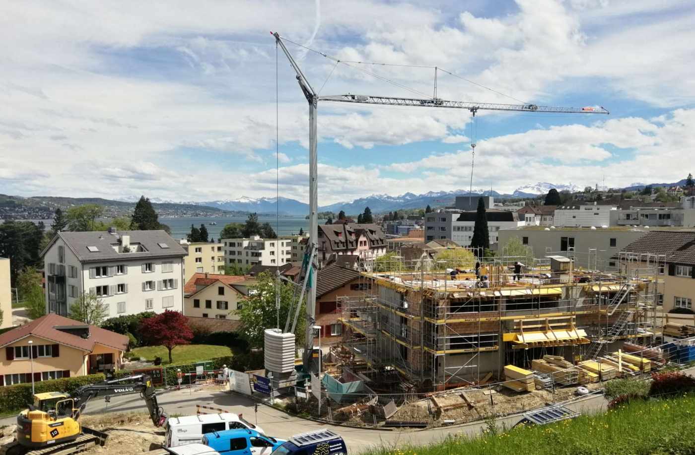 Neubau MFH Paradiesweg 7, 8810 Horgen, Projekt und Baukontrolle Tragstruktur in Massivbauweise