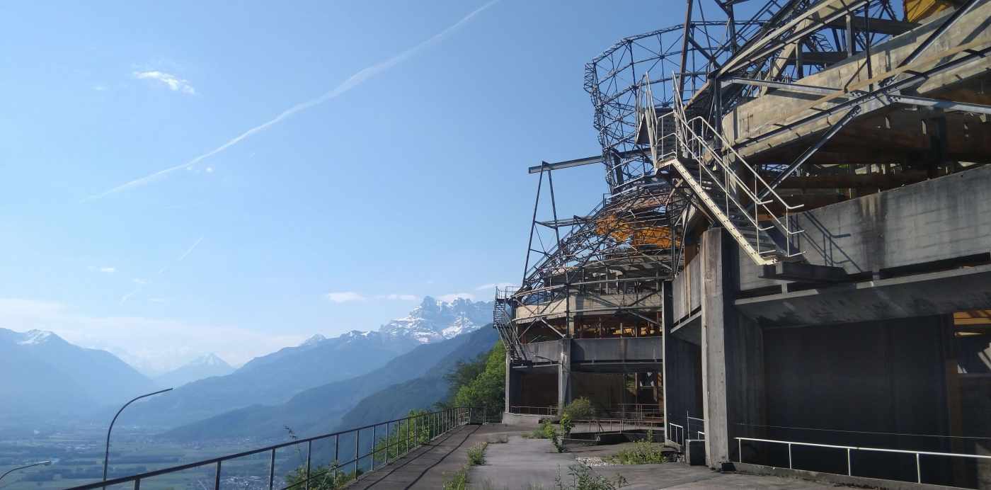 Ancienne centrale thermique de Chavalon, Vouvry(VD), 1x Kernbohrung bis 174m,,Bohlochscanner in 2 Etappen