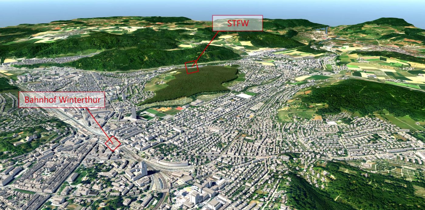 Schweizerische Technische Fachschule Winterthur, 3D- / BIM- Modellierung aus Pläne, RealTime Präsentation, Animation, BIM Workshops, BIM Betriebsvorgaben (OIA&LIA)