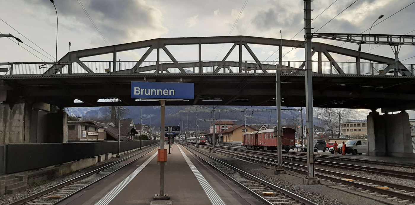 Unterstossung Bahnhof Brunnen, Erarbeitung Messkonzept,,Überwachung Gleisanlage mittels Totalstationen