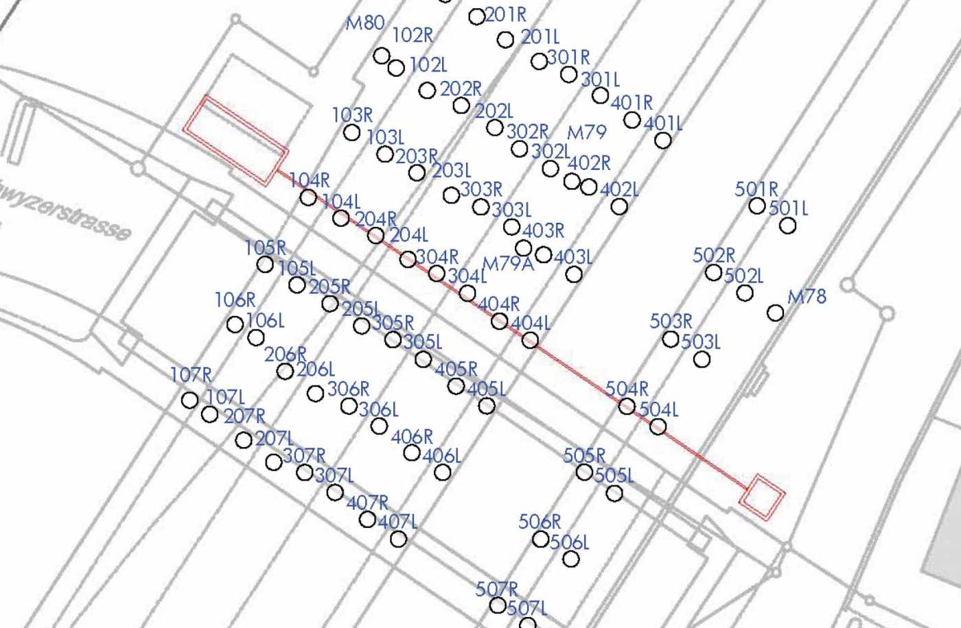 Unterstossung Bahnhof Brunnen, Erarbeitung Messkonzept,,Überwachung Gleisanlage mittels Totalstationen