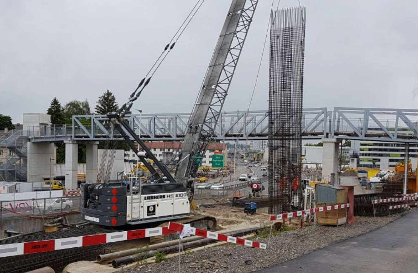 Einhausung Schwamendingen, Zürich, Planung und Begleitung diverser geotechnischer Bauwerke