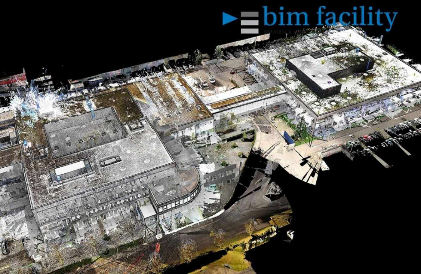 Früh Verpackungstechnik AG, 3D Laserscan, 3D- / BIM- Modellierung aus Punktwolke, 3D- / BIM- Modellierung aus Pläne, 2D Pläne aus 3D Modell generieren