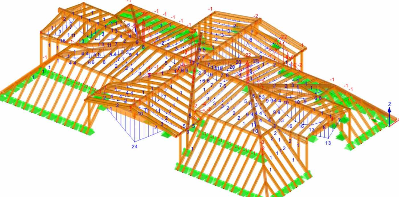 Neubau EFH Hurdnerwäldlistrasse 94, 8808 Pfäffikon SZ, Projektierung, Ausschreibung und Ausführungsprojekt für die Baugrube und Tragstruktur in Massivbauweise, Projektierung und Ausführungsprojekt Dachkonstruktion in Holzbauweise, 