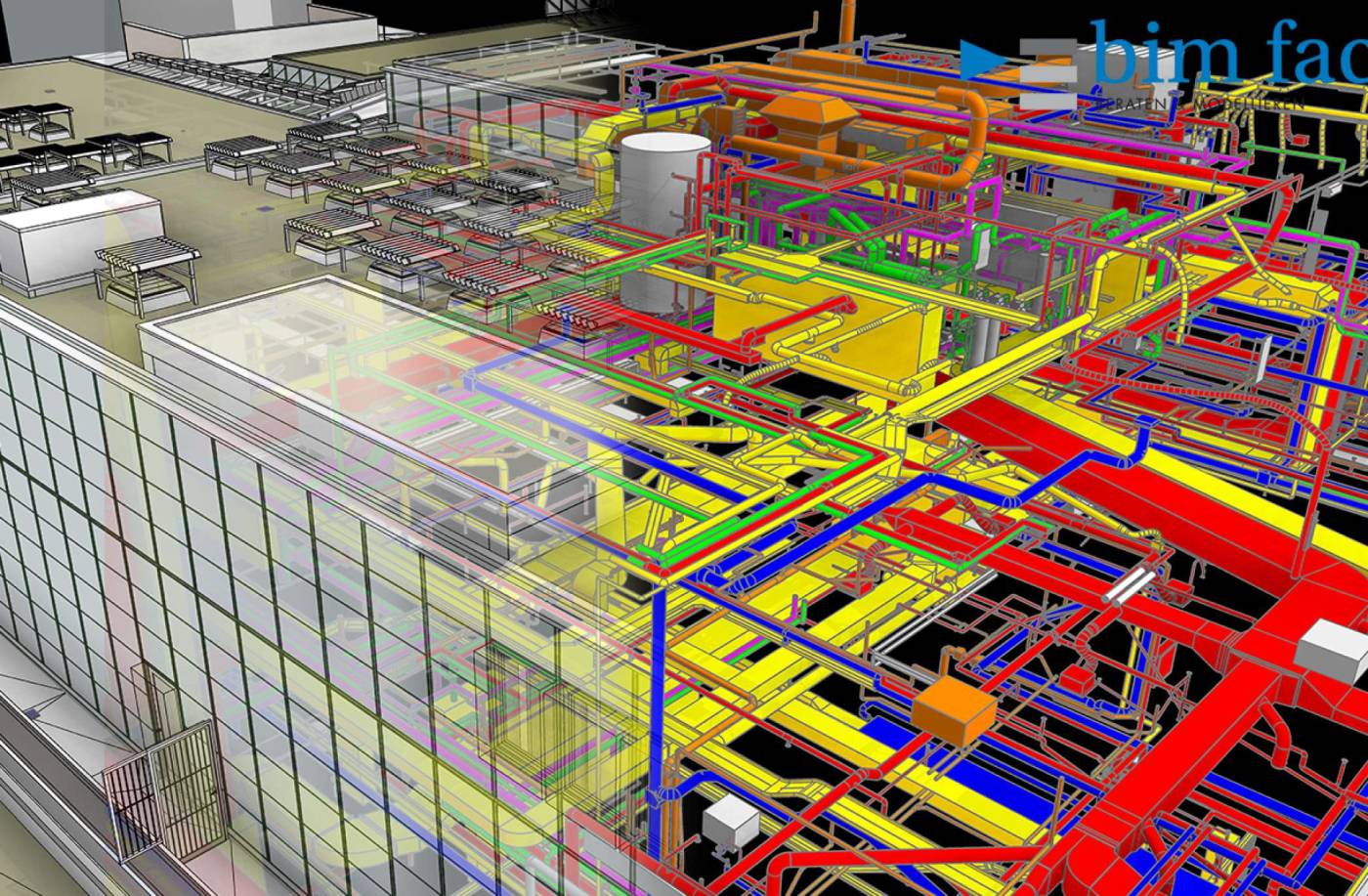 Migros Meilen, 3D Laserscan, 3D-/BIM-Modellierung aus Pläne, 3D-/BIM-Modellierung aus Punktwolke, Gewerke HKLSE inkl. 25 Systeme, 2D Pläne aus 3D Modell generieren