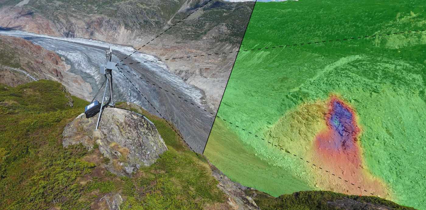 Rutschmonitoring mittels 3D-DefCam Moosfluh, Riederalp, Betrieb 3 DefCam-Standorte, Autom. Auswertung DefCam für 3D-Deformationsmonitoring mittels Feature-Detection