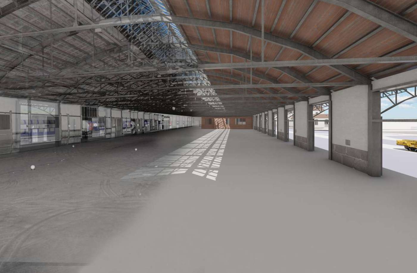 SBB Basel Wolf Areal
Zirkuläre Areal Entwicklung, 3D Vermessungsaufnahmen von 40'000m2 (Scan, Tachymeter, Drohne), 3D BIM Modellierung ab Punktwolke, Materialkataster und Madaster ab Bestand