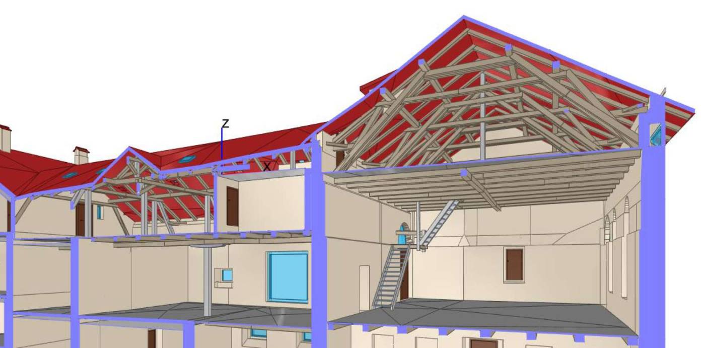 Gebäudevermessung Stufels
CAD und BIM, Gebäudeaufnahmen, Erstellung 3D Modell (BIM), Grundrisse, Schnitte
