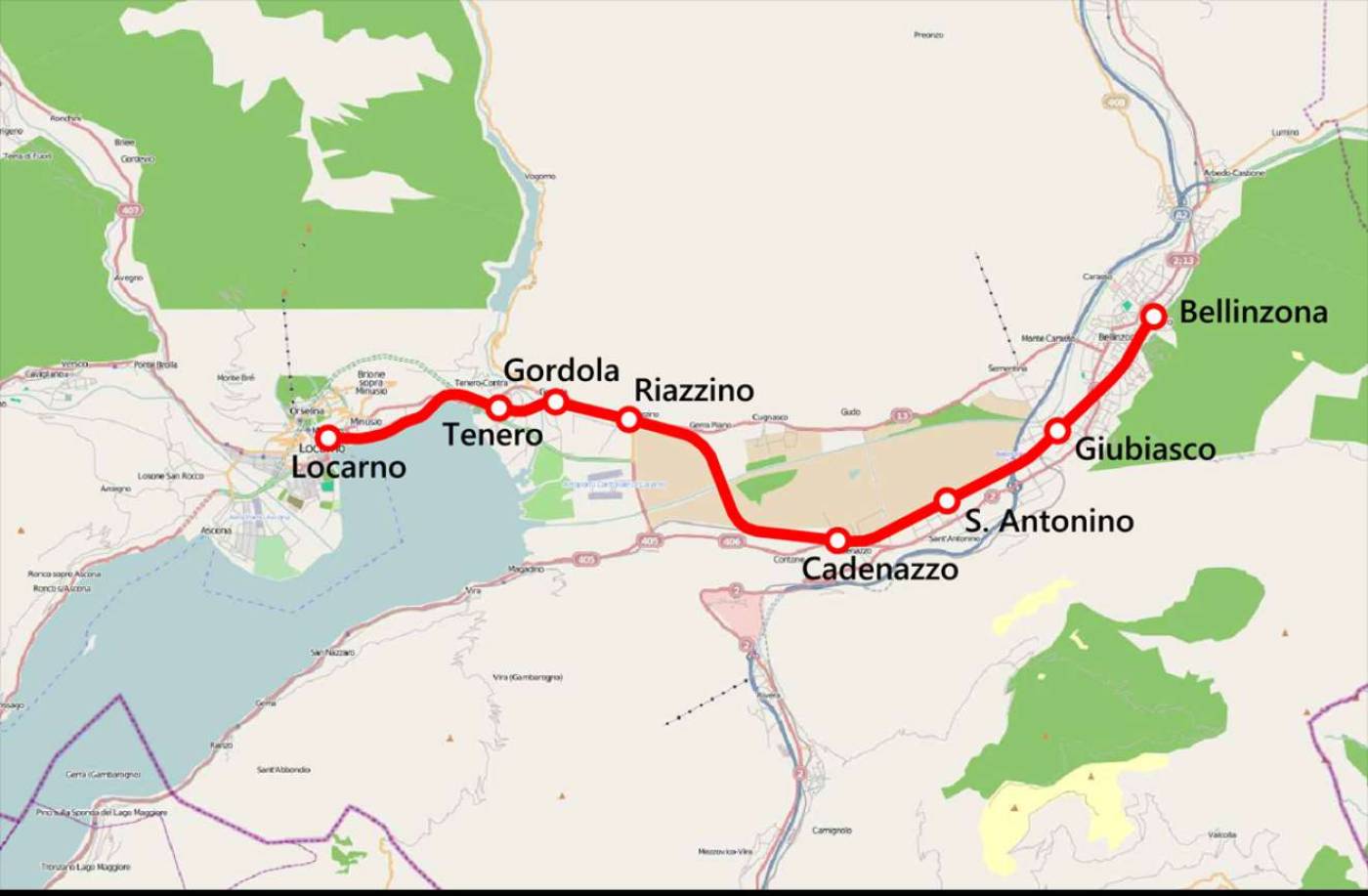 Linea ferroviaria 630, Giubiasco, Locarno, Rilievo di binari, Concetto di monitoraggio, Concetto di picchettazione