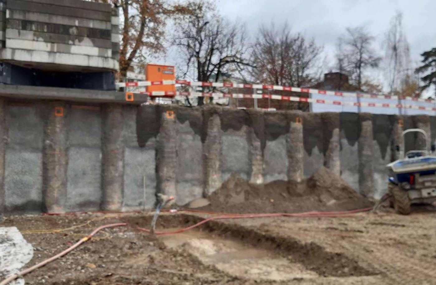 Zentrum Oberwetzikon, ZOW, Bauingenieurarbeiten:, Baugrube inkl. Wasserhaltung und Hochbauplanung Statik, Phase Vorprojekt, Bauprojekt, Ausschreibung und Ausführung